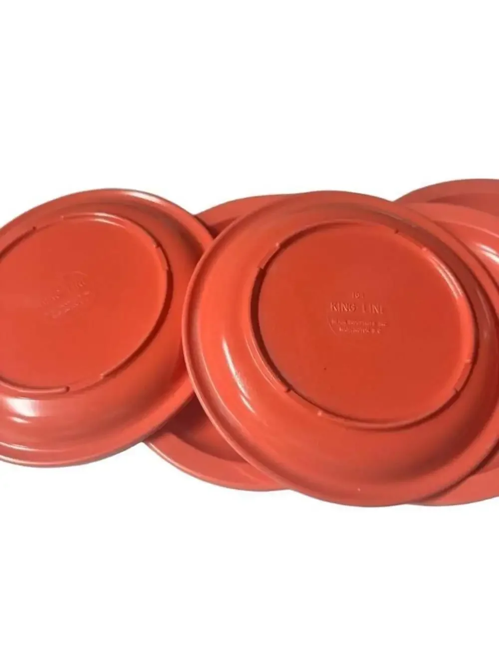 Set of 5 Vintage King-Line 104 Melamine Plates by Nemir Industries